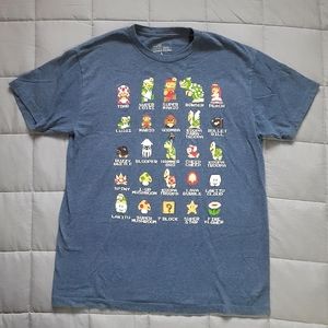 Super Mario Bros. 1985 Charter Shirt 2014 Nintendo